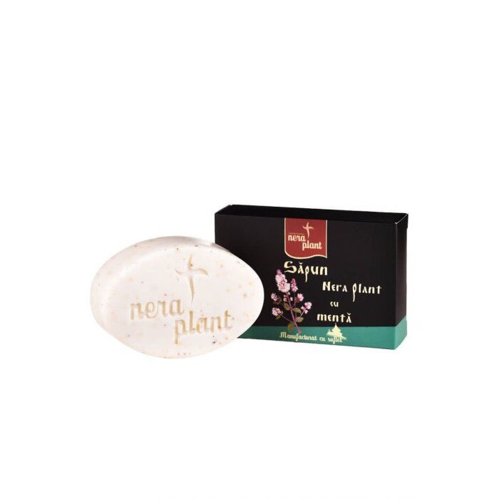 Sapun solid, Nera Plant, cu menta - 110 gr