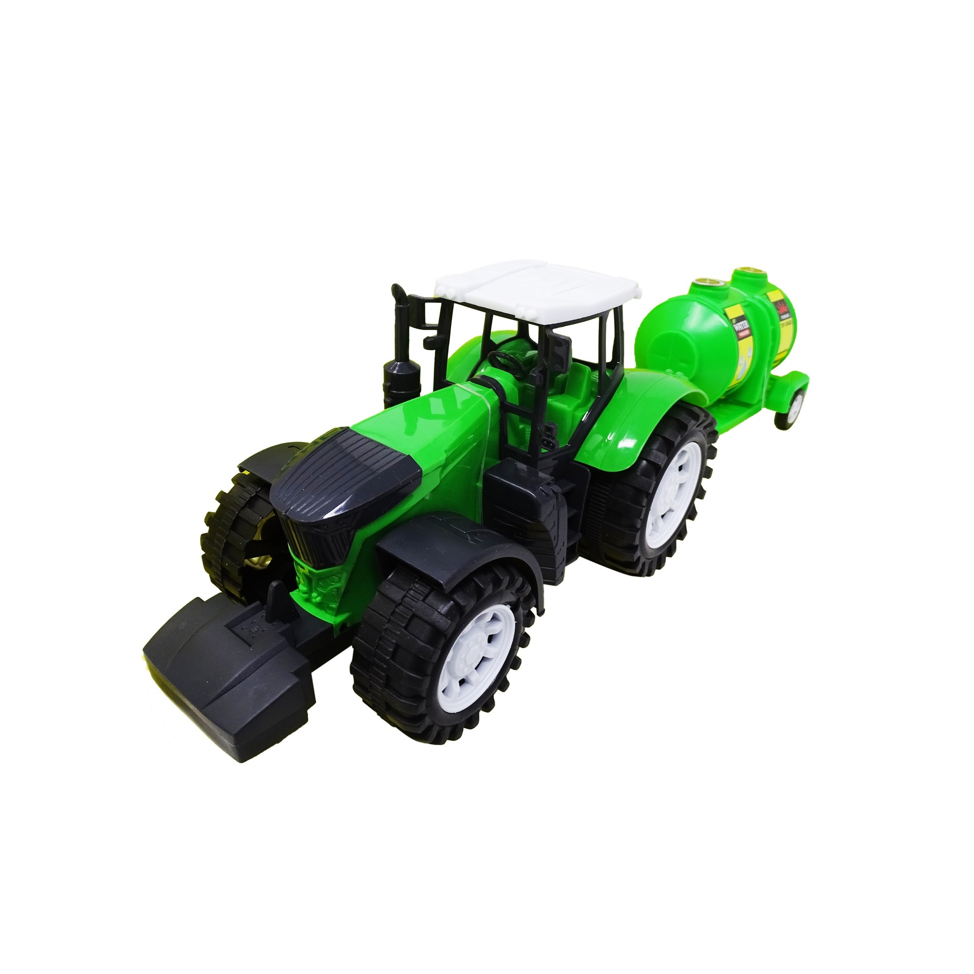 Tractor cu Vagon de Apa pentru copii, Verde