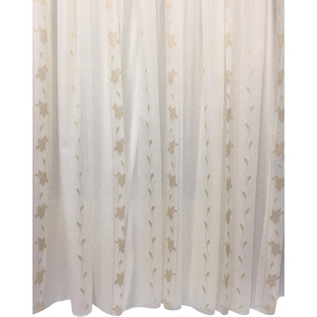 Perdea Ivoire 200x245cm Cu Broderie Crini Imperiali Capuccino Gold Cu Rejansa By Liz Line Rd1262 Emag Ro