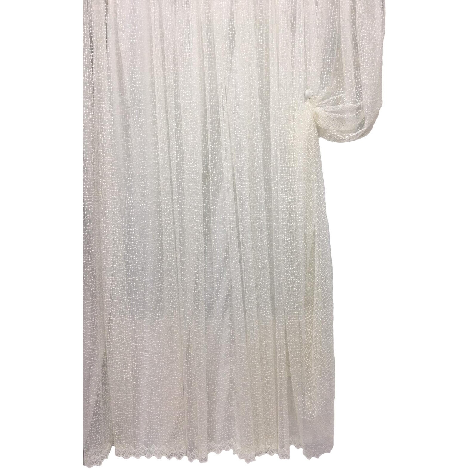 Perdea pretioasa 500x245cm ivoire cu broderie ivoire by Liz Line - RD1255