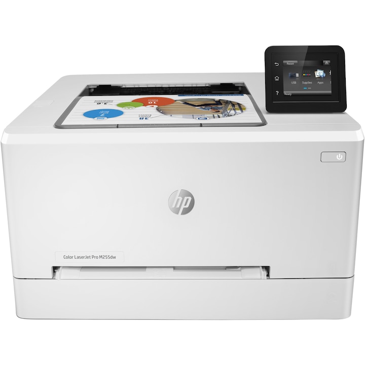 Лазерен цветен принтер HP LaserJet Pro M255dw, Мрежа, Wireless, Duplex, A4