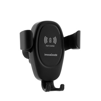 Suport auto InnovaGoods, cu incarcare wireless, Fast Charge 10W, 4 Suport auto InnovaGoods, cu incarcare wireless, Fast Charge 10W, 4