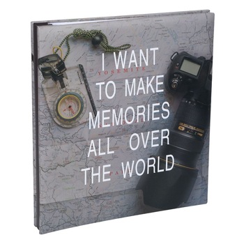Album foto , Zola®, I Want To Make Memories All Over The World, 22,5x28 - 30 pagini Album foto , Zola®, I Want To Make Memories All Over The World, 22,5x28 - 30 pagini