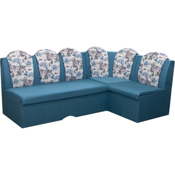 Coltar extensibil de bucatarie Sani Home, 206x90x130 cm, Albastru Coltar extensibil de bucatarie Sani Home, 206x90x130 cm, Albastru