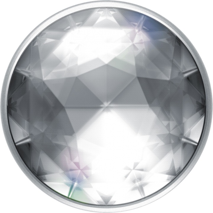 Popsockets Disco Crystal Mobiltelefon kiegészítő, Ujjtámasz, Ezüst