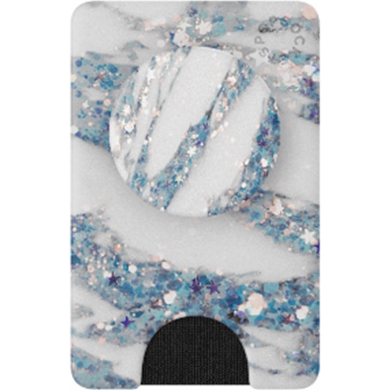 Accesoriu Popsockets pentru dispozitive mobile, PopWallet + Confetti Gem,