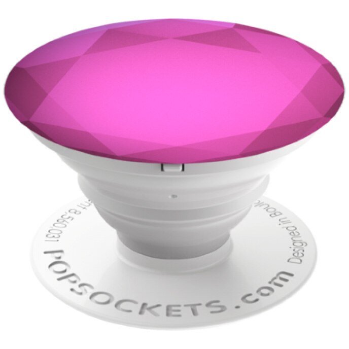 Accesoriu Popsockets pentru dispozitive mobile, FUCHSIA DIAMOND