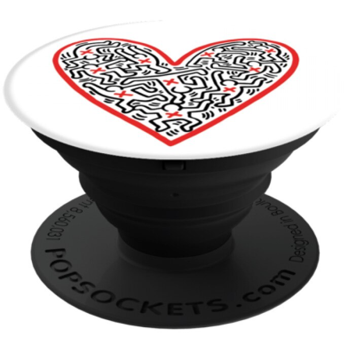 Accesoriu Popsockets pentru dispozitive mobile, KEITH HARING: CROSS MY HEART