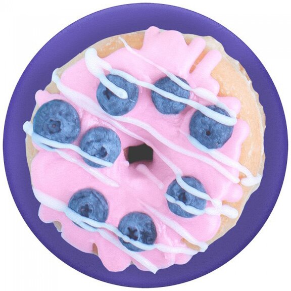 Accesoriu Popsockets pentru dispozitive mobile, PopTop Blue Berry Donut