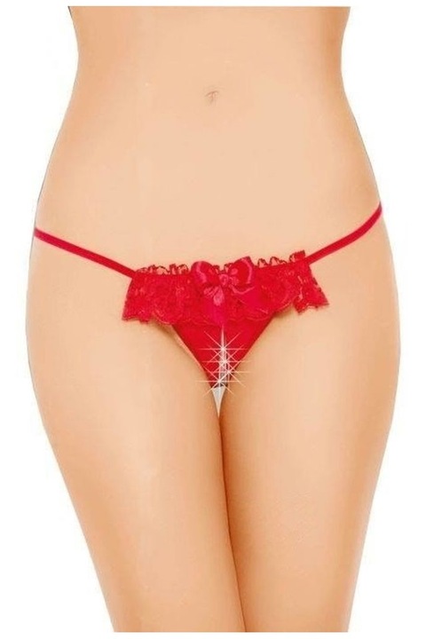 Bikini, Softline 2349, cu decupaj, Rosu, S-L