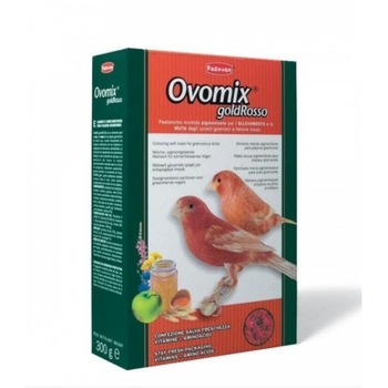 Hrana moale complementara pentru pasari cu penaj rosu, 300 g , Ovomix Gold Rosso Hrana moale complementara pentru pasari cu penaj rosu, 300 g , Ovomix Gold Rosso
