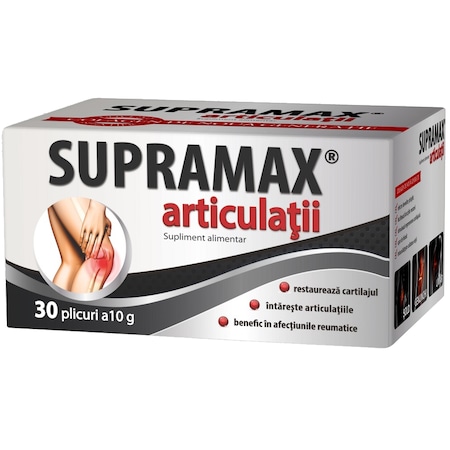 Zdrovit Supramax Articulatii cu gust de piersica, 30 plicuri (Suplimente nutritive) - Preturi