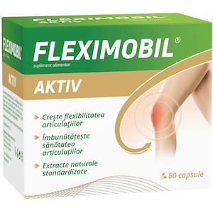 Fleximobil Aktiv, 60 capsule + Gel emulsionat Fleximobil ME : Farmacia Tei online
