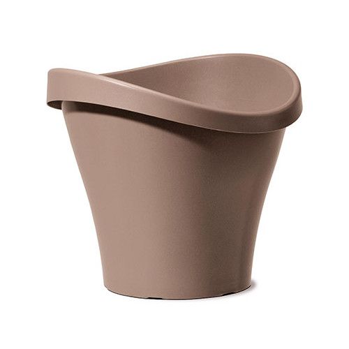 Ghiveci WAVE flori model TULIP 30cm 6 l culoare cafea