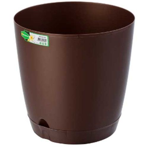 Ghiveci flori FIDJI N-7 21lt cafea 33xh30cm