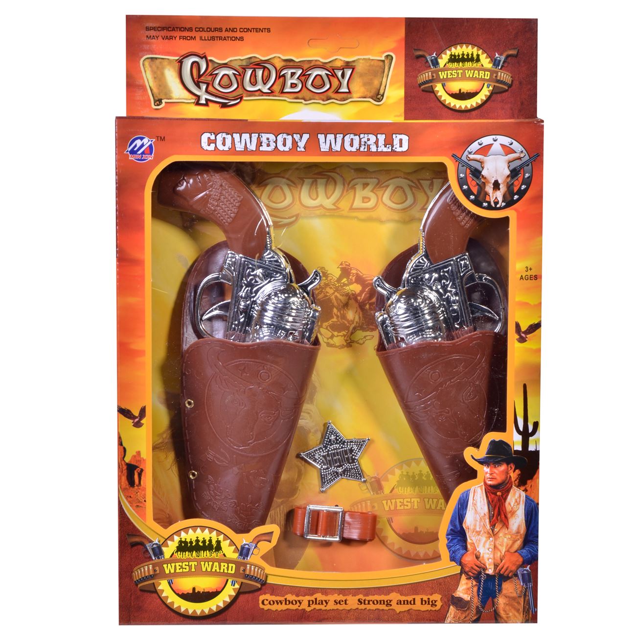 Set 2 pistoale,tip cowboy cu toc