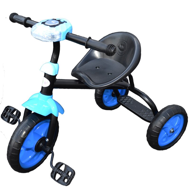 Tricicleta Albastra cu muzica si lumina si far , Robentoys