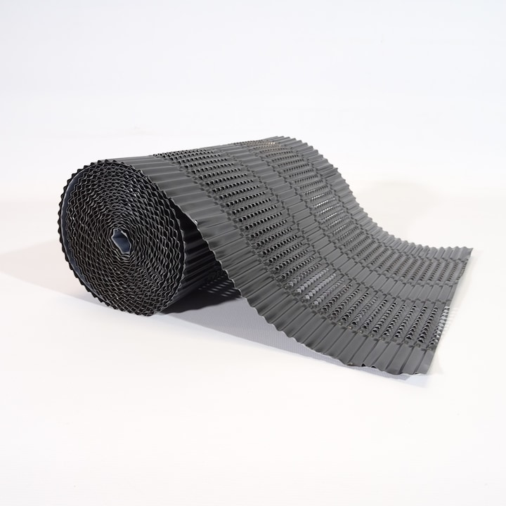 Вентилационна лента за билото Alu MicroVent, сива (RAL 7024), 5m x 30cm