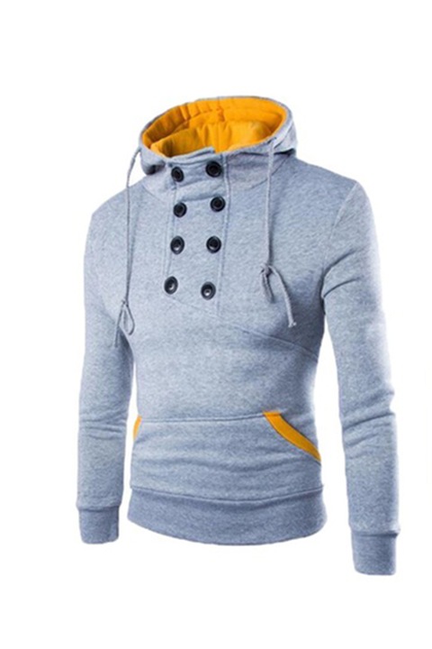 Hanorac barbati Balotti, Josh, Poliester, Gri deschis, S