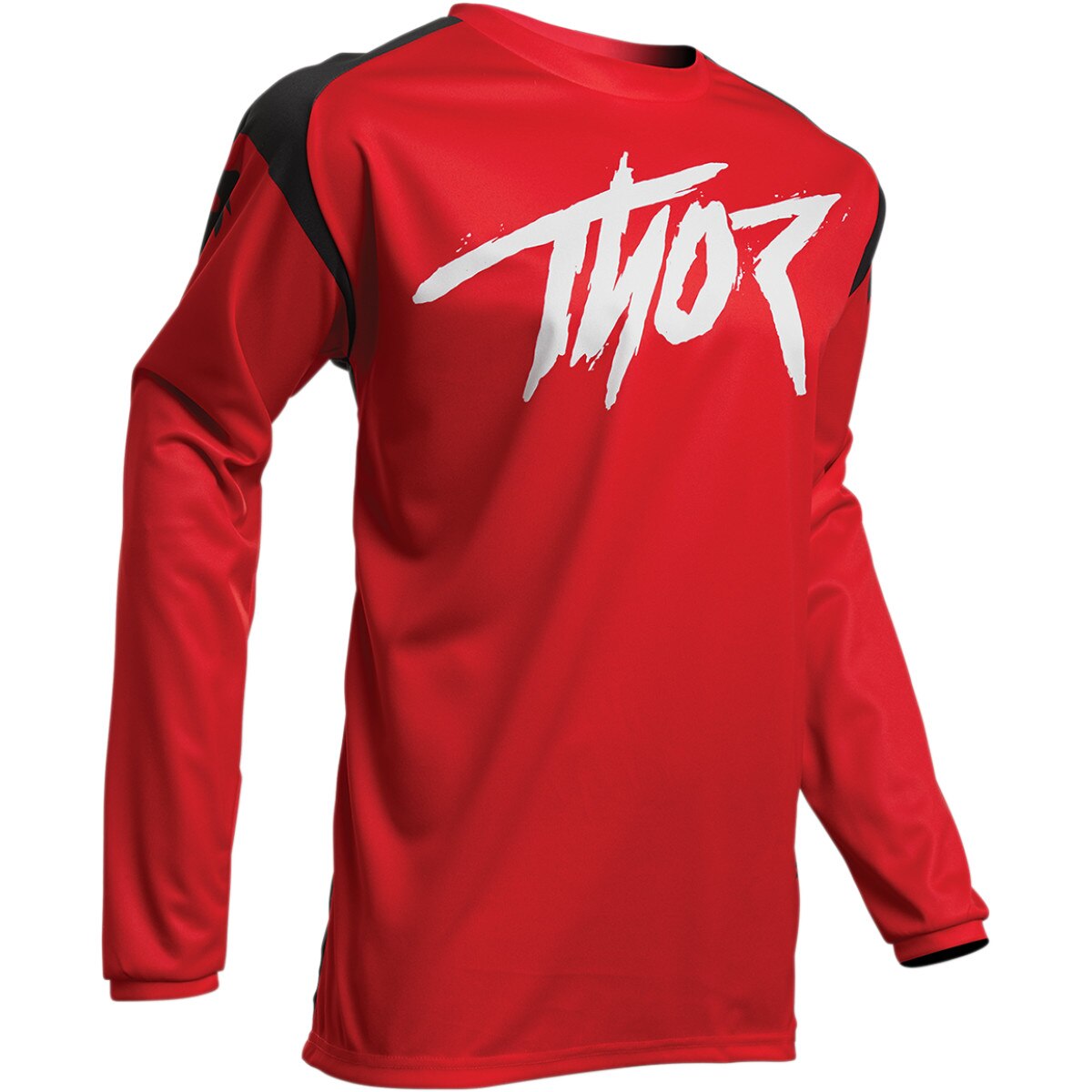 Tricou cu maneca lunga Copii Atv/Cross Thor Sector Link negru/rosu, marime M