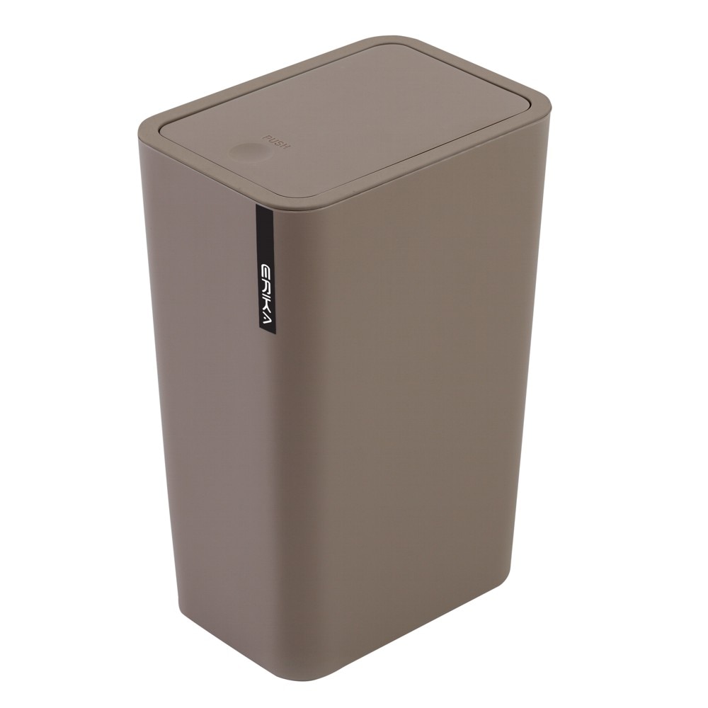 Cos de gunoi Feridras Erika, bej, 8l, capac push