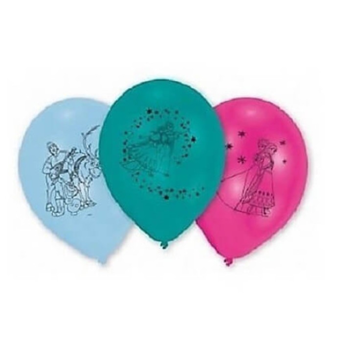 Set 10 baloane latex Frozen 25.4 cm