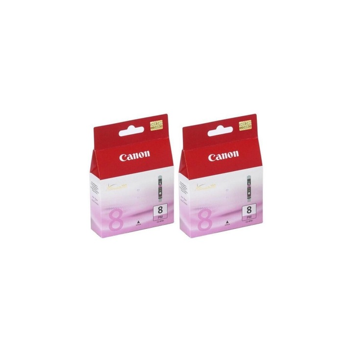 Tintapatron csomag CLI-8PM bíbor fotó x2 Canon eredeti 900 oldal