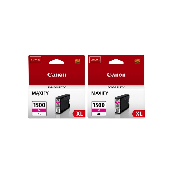 Tintapatron csomag PGI-1500XLM magenta x2 Canon eredeti 1560 oldal