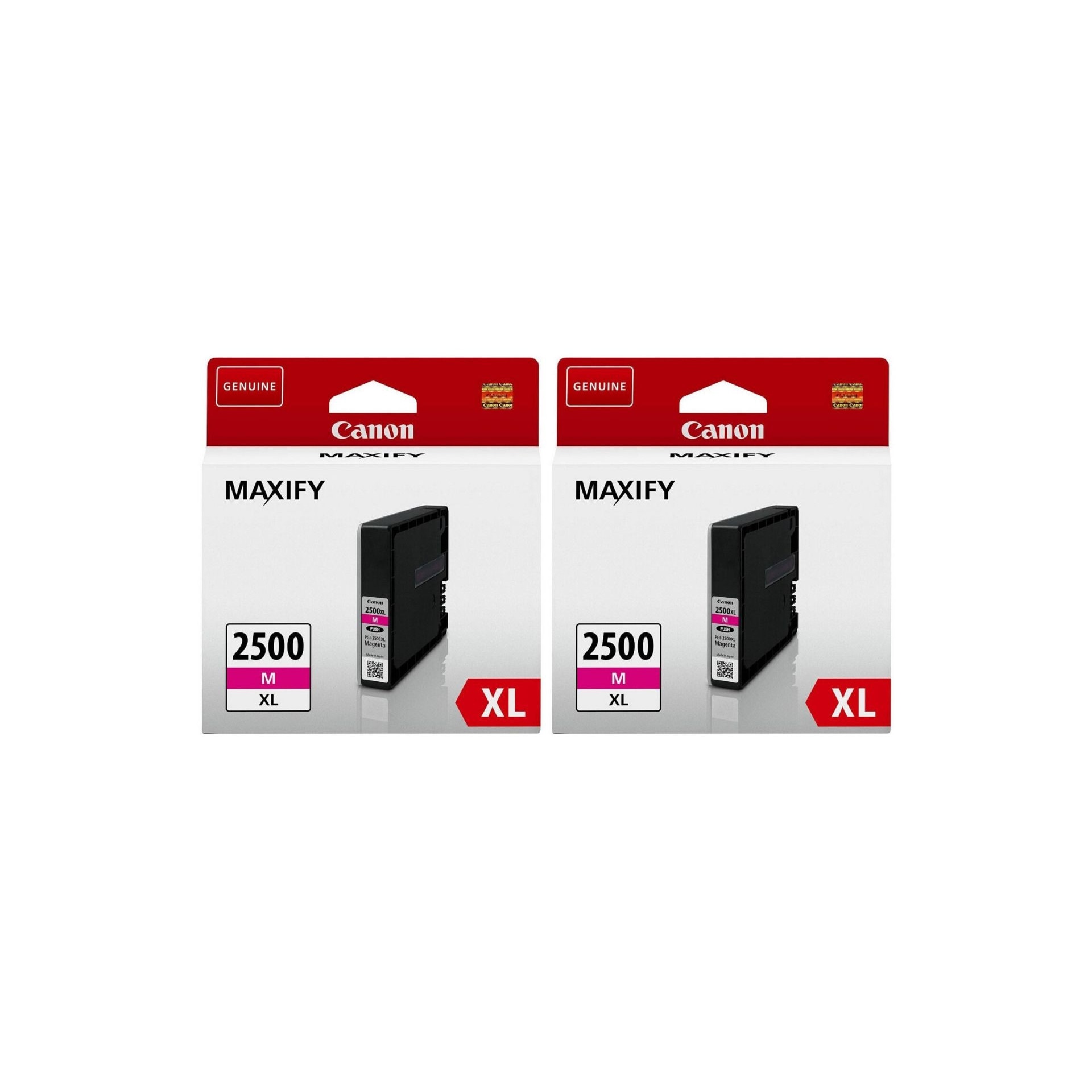 Pachet cartuse cerneala PGI-2500XLM magenta x2 Canon original 2600 pagini