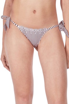 Skiny, Slip brazilian cu cusaturi contrastante Ibiza, Alb/Maro/Oranj Skiny, Slip brazilian cu cusaturi contrastante Ibiza, Alb/Maro/Oranj