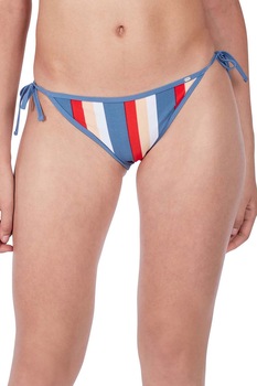 Skiny, Slip cu dungi si parti laterale ajustabile Wild, Albastru/Alb/Rosu, XL Skiny, Slip cu dungi si parti laterale ajustabile Wild, Albastru/Alb/Rosu, XL