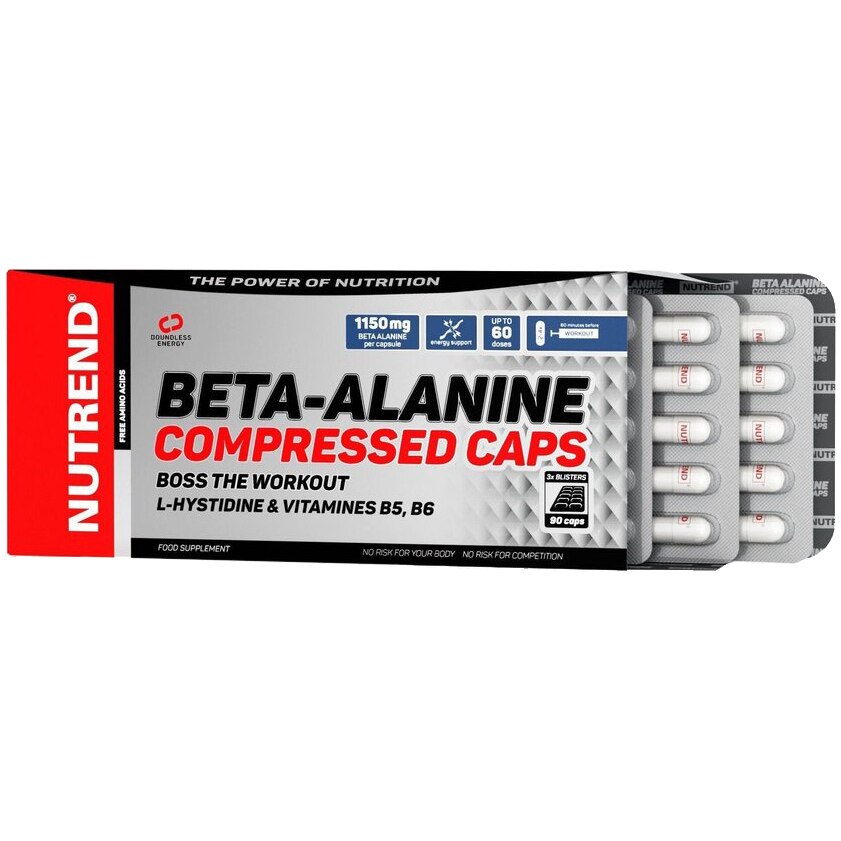 Beta alanina, Nutrend beta alanine, 90 capsule