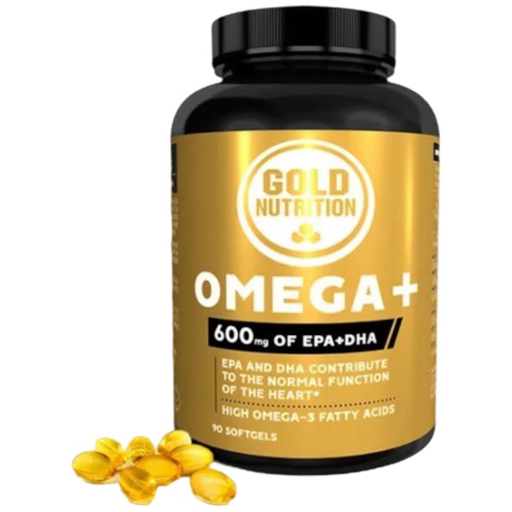 Omega 3, GoldNutrition Omega+, 90 capsule