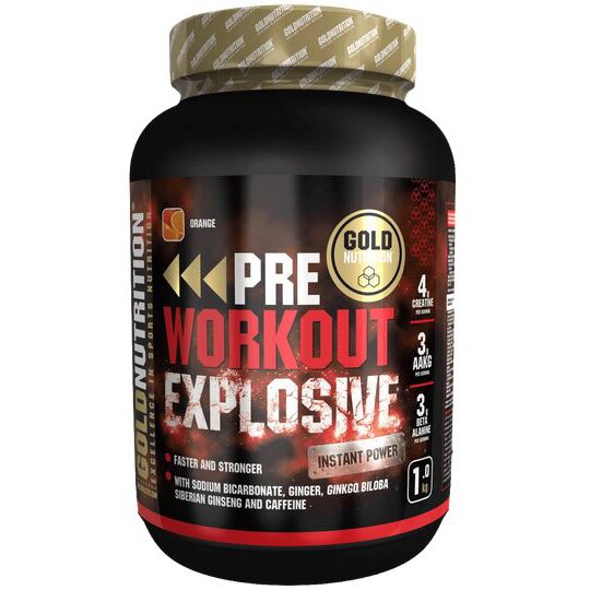 Pre Workout, Gold Nutrition, Pre Workout Explosive, 1kg