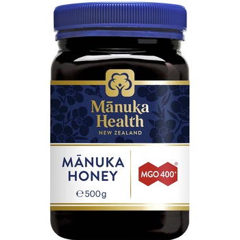 Miere de Manuka MGO 400+ Manuka Health, 500g Miere de Manuka MGO 400+ Manuka Health, 500g