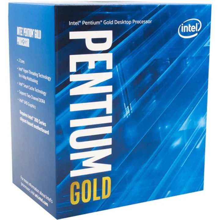 Intel® Pentium® Gold G6400 Comet Lake processzor, 4 GHz, 4 MB, Socket 1200