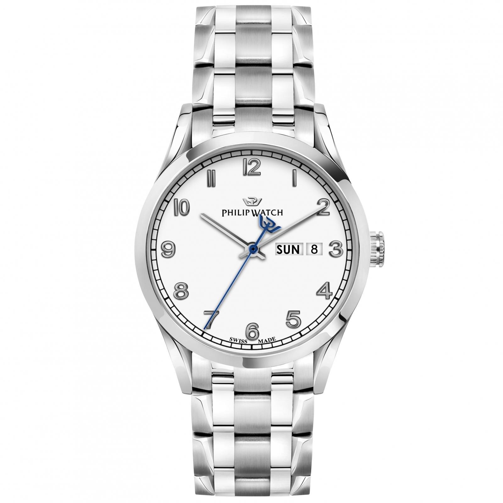 Ceas barbatesc Philip Watch R8253180002 Quartz Argintiu