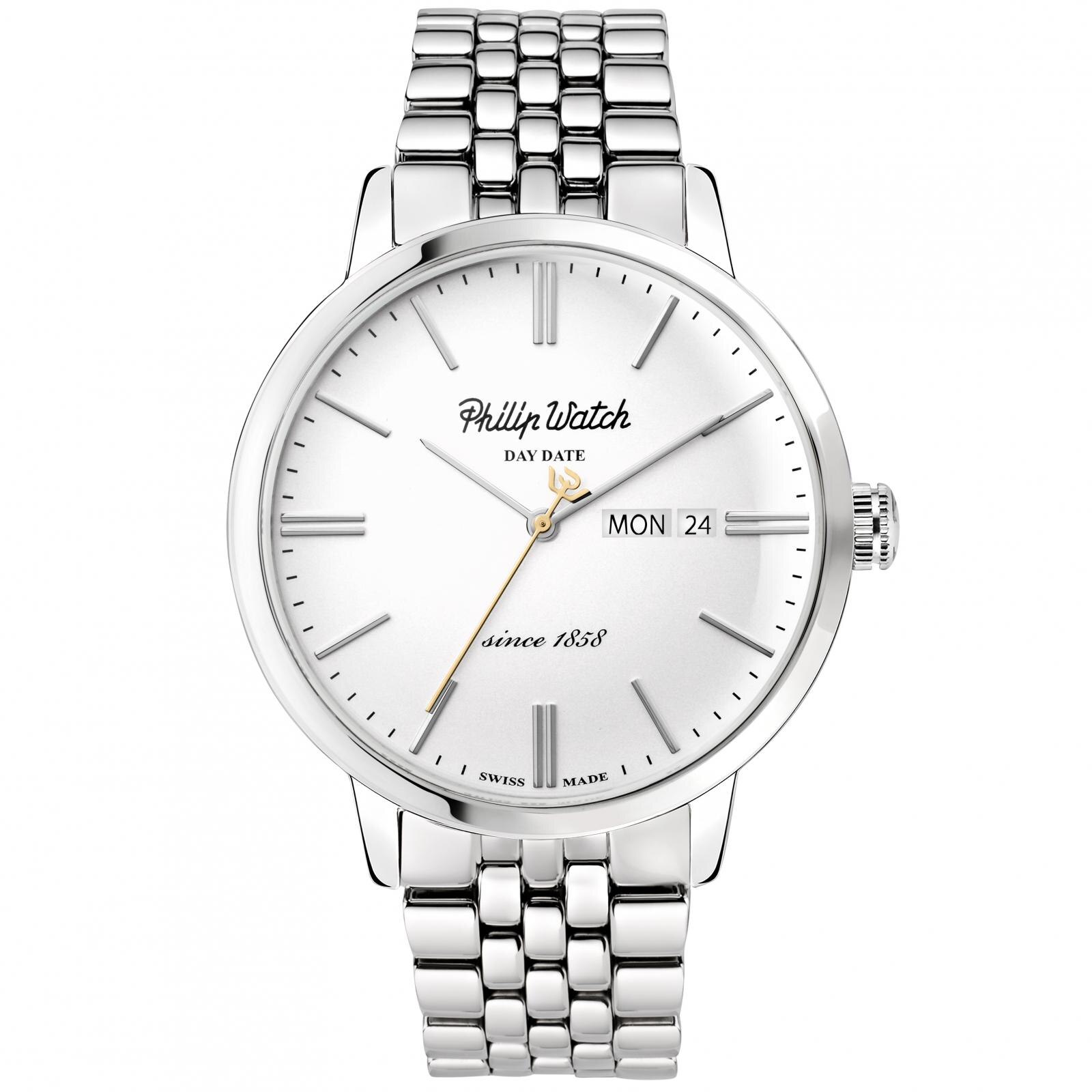 Ceas barbatesc Philip Watch R8253598005 Quartz Argintiu