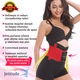 Centura abdominala fitness Premium Jetitude™ pentru slabit, modelarea taliei sau suport lombar, tip corset din neopren cu dublu sistem de compresie, Marimea XL, Rosu