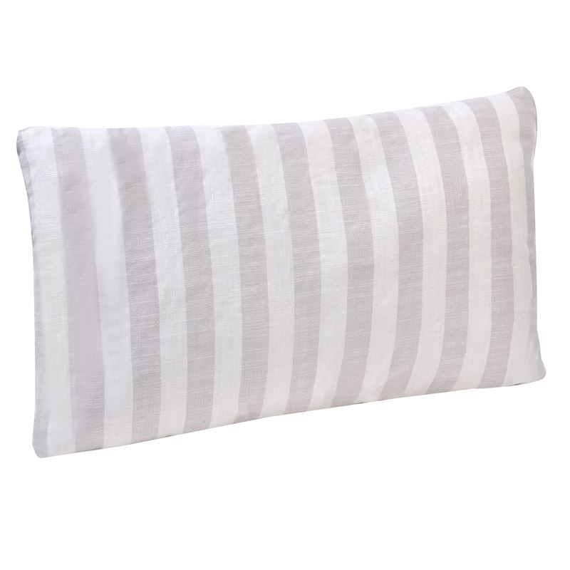 Perna living sau camera, model dungi, gri si alb, 50 centimetri lungime