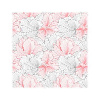 Folie geam autoadeziva Crina, Folina, model floral, rola de 100x100 cm Folie geam autoadeziva Crina, Folina, model floral, rola de 100x100 cm