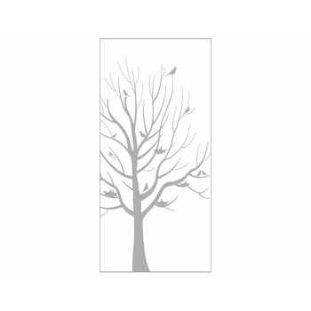 Folie geam autoadeziva, Folina, Copac, model gri, rola de 100x210 cm Folie geam autoadeziva, Folina, Copac, model gri, rola de 100x210 cm