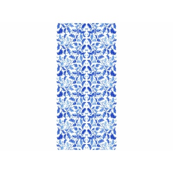 Folie geam autoadeziva Frunze Albastre, Folina, model floral - 100x210 cm Folie geam autoadeziva Frunze Albastre, Folina, model floral - 100x210 cm