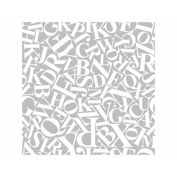 Folie geam autoadeziva Milo, Folina, imprimeu cifre si litere, gri, rola de 100x100 cm Folie geam autoadeziva Milo, Folina, imprimeu cifre si litere, gri, rola de 100x100 cm