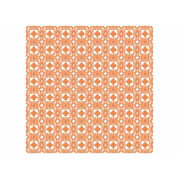 Folie geam autoadeziva Romana, Folina, model geometric portocaliu, rola de 100x100 cm Folie geam autoadeziva Romana, Folina, model geometric portocaliu, rola de 100x100 cm