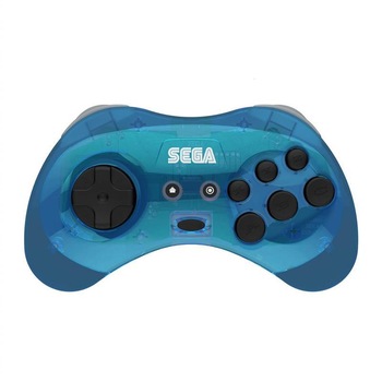 Controller Arcade Pad Sega Saturn Wireless 2.4G M2 Blue Pc Controller Arcade Pad Sega Saturn Wireless 2.4G M2 Blue Pc