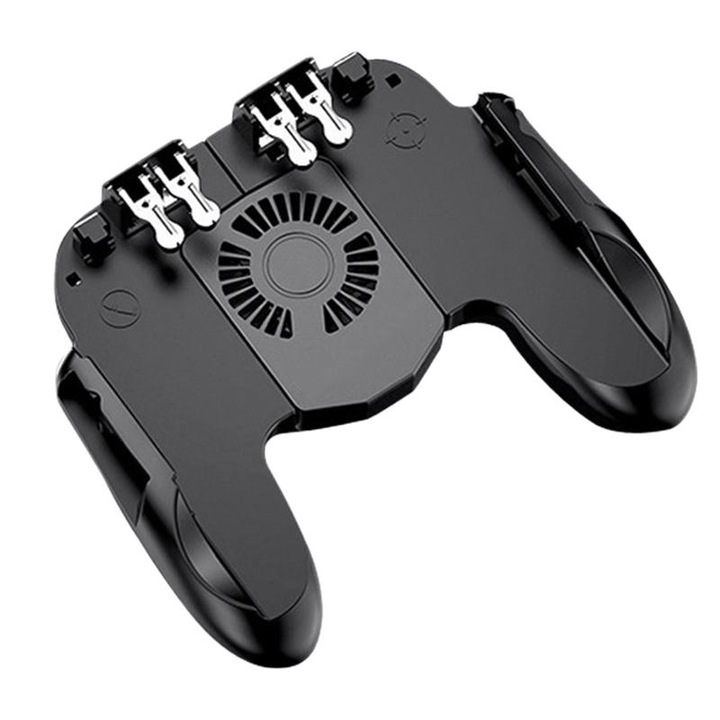 GamePad CRABTECH - H-9 Battlegounds, ventilat, sase degete, Android, IOS, PUBG, FORTNITE