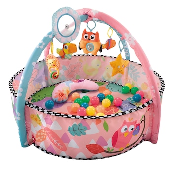 Salteluta interactiva M-Toys cu 30 buc bile si arcade cu jucarii Salteluta interactiva M-Toys cu 30 buc bile si arcade cu jucarii