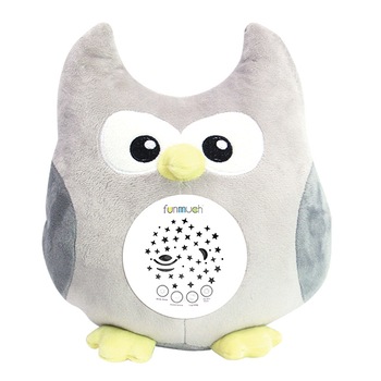 Jucarie interactiva M-Toys - Bufnita, cu proiector, lumini si sunete, gri Jucarie interactiva M-Toys - Bufnita, cu proiector, lumini si sunete, gri