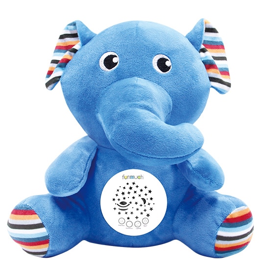Jucarie interactiva M-Toys - Elefant, cu proiector, lumini si sunete